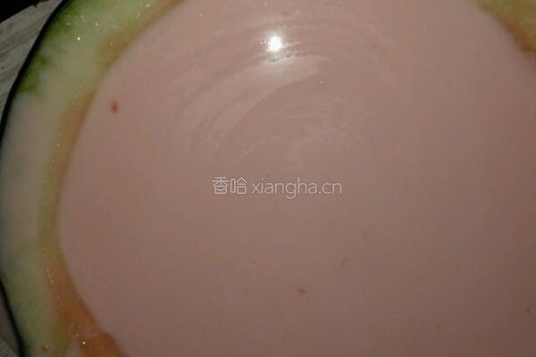 西瓜水蜜桃布丁（不加吉利丁片的）的做法图解12
