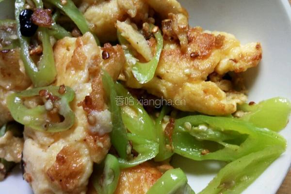 小米椒炒蛋的做法图解5