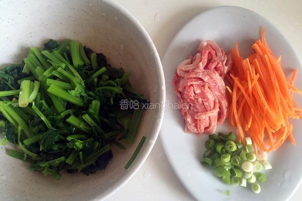 芹菜炒肉丝的做法图解4