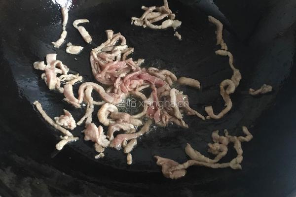 芹菜炒肉丝的做法图解5