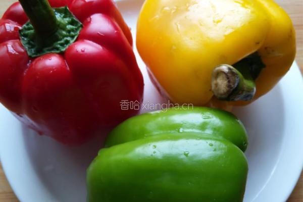 彩椒蒸肉蛋的做法图解1