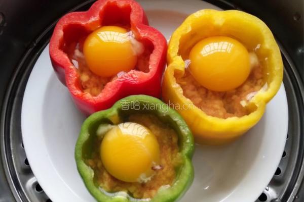 彩椒蒸肉蛋的做法图解4