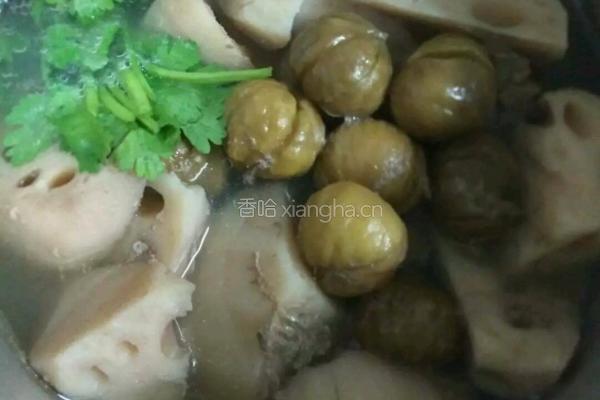 莲藕汤的做法图解3