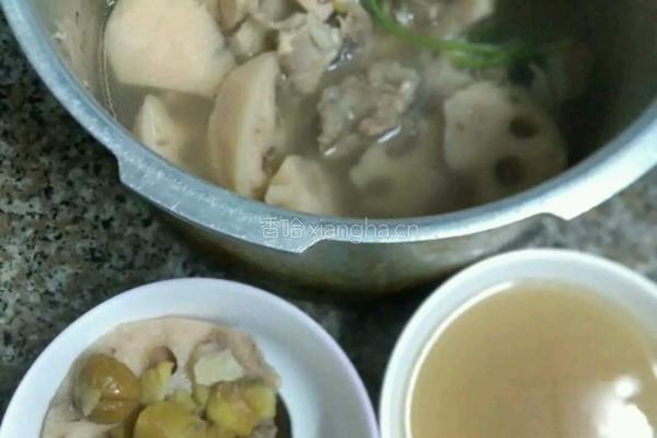莲藕汤的做法图解5