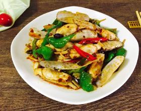豉椒炒蛏子[图]