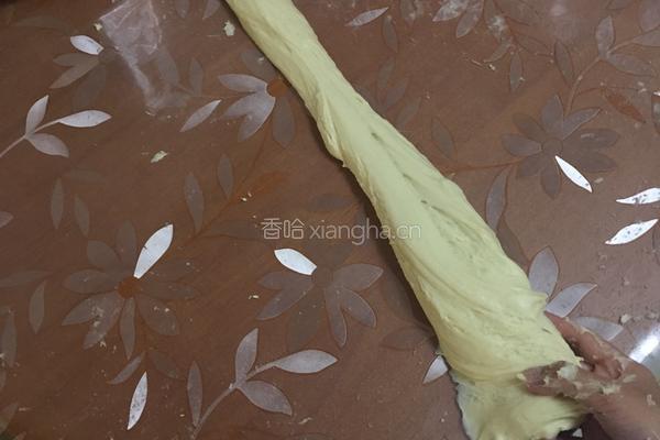 巧克力酱挤挤面包（纯手揉面包）的做法图解3