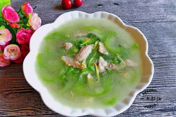 丝瓜肉片汤的做法图解7