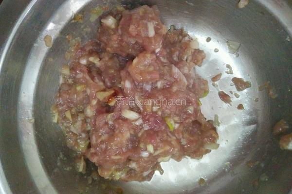 肉末烤饼的做法图解2