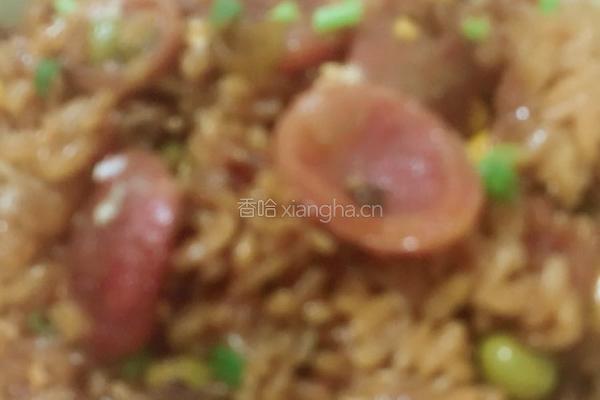 香肠玉米粒豌豆闷饭的做法图解8