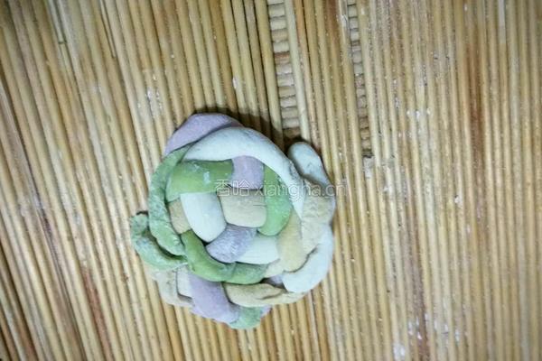 绣球馒头的做法图解5