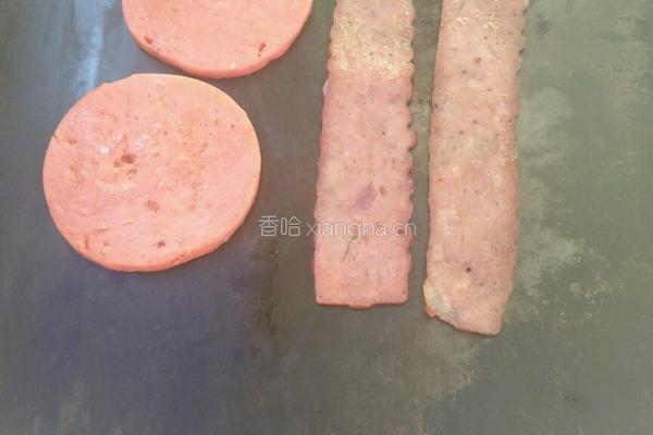 火腿汉堡的做法图解3