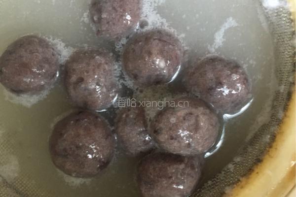 手工豆沙汤圆的做法图解2