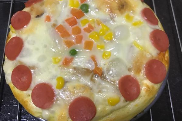 鸡肉香菇披萨的做法图解10