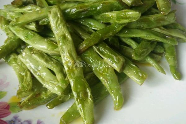 荞头腌菜炒豆角的做法图解8