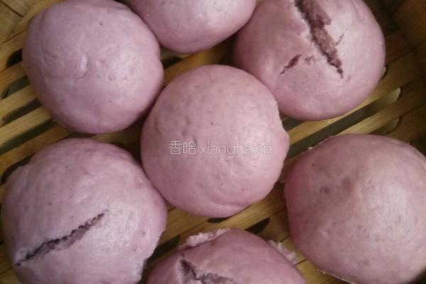紫薯馒头的做法图解7