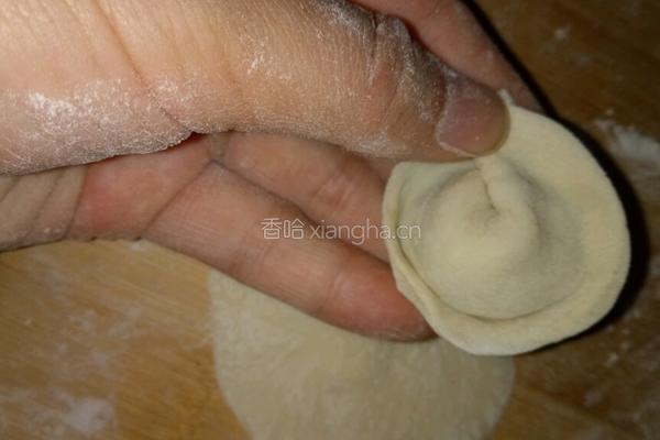 荠菜元宝饺子的做法图解13