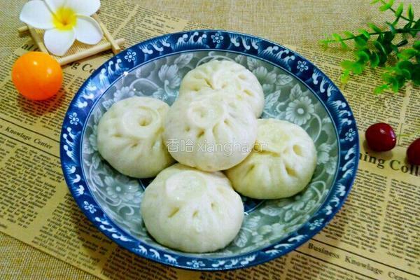 油菜香菇肉包子的做法图解17