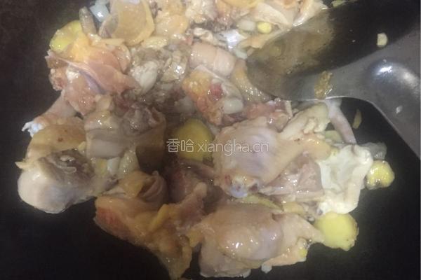 红烧土鸡煲的做法图解4