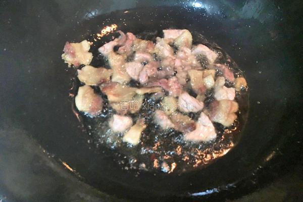 香干炒肉的做法图解3