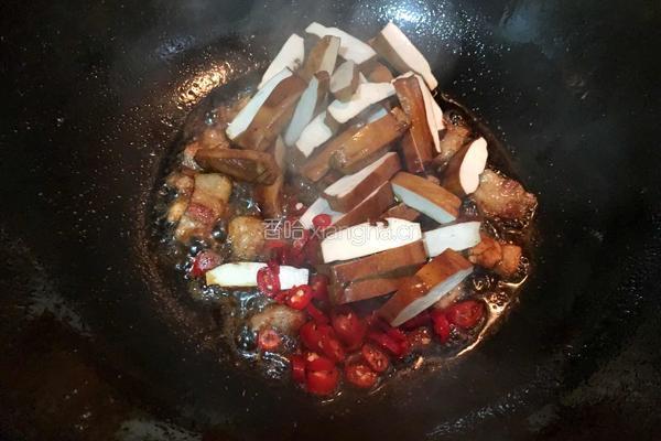 香干炒肉的做法图解5