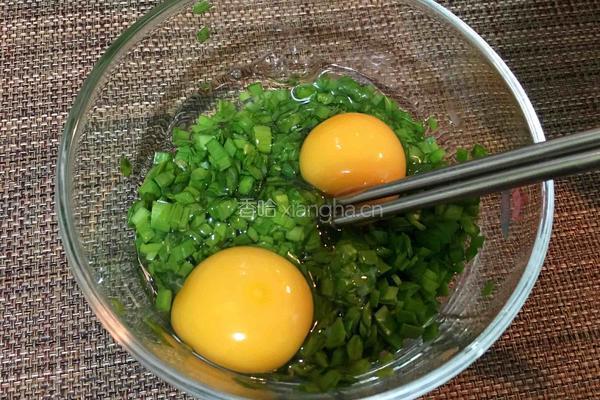韭菜煎鸡蛋的做法图解2