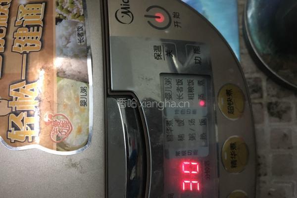 空心菜肉末粥的做法图解3