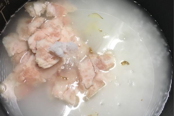 空心菜肉末粥的做法图解4