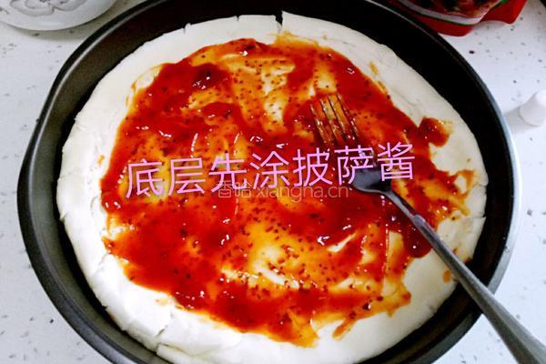 火腿披萨的做法图解12