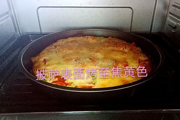 火腿披萨的做法图解21