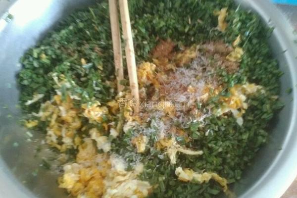 韭菜鸡蛋盒子的做法图解7