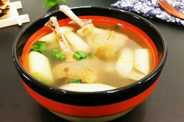 蒲菜飞鸭汤的做法图解11