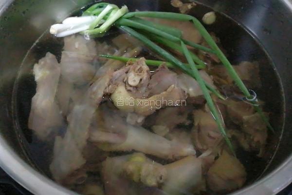 蒲菜飞鸭汤的做法图解3
