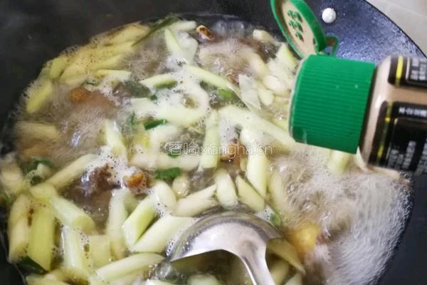 蒲菜飞鸭汤的做法图解10