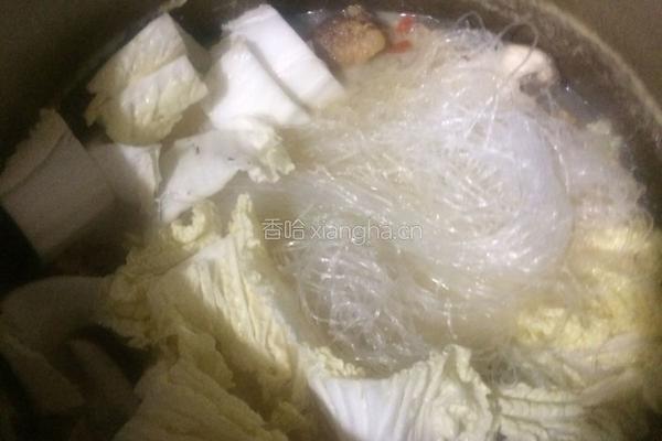 老鸡粉丝汤的做法图解7