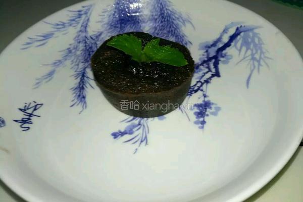 巧克力熔岩蛋糕