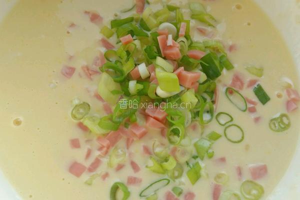 葱香鸡蛋饼的做法图解5