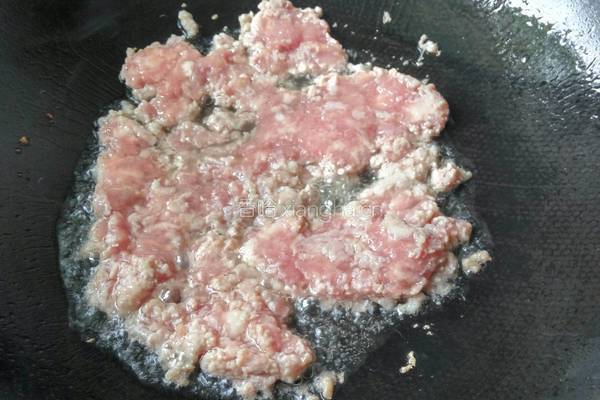 肉末炒四季豆的做法图解5