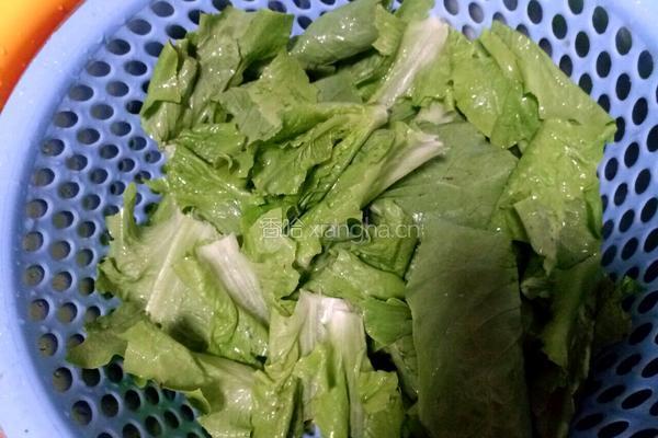 清炒莴笋叶的做法图解1
