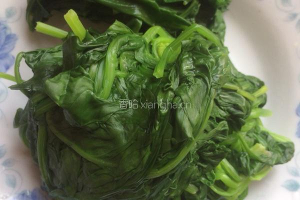 菠菜炒鸡蛋的做法图解3