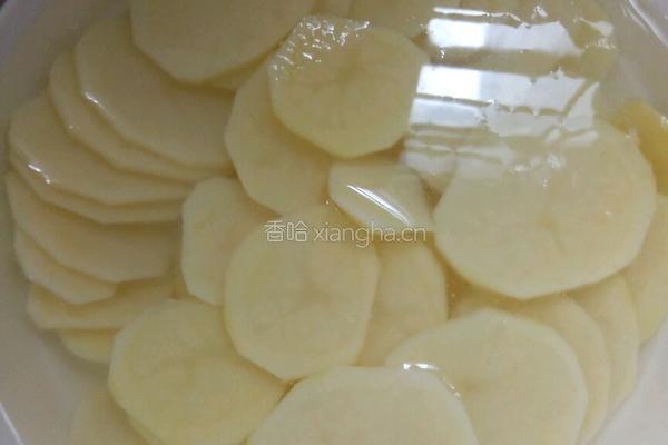 蚝油土豆片的做法图解2