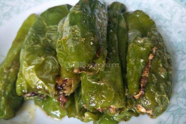 青椒灌肉的做法图解11