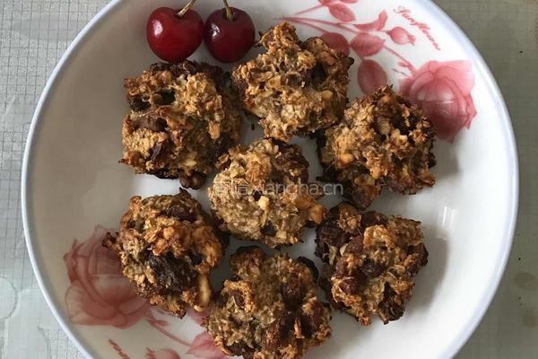 燕麦香蕉饼干的做法图解8