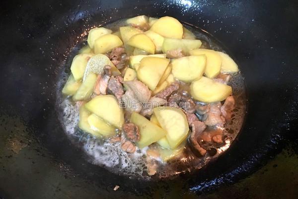 土豆片炒肉的做法图解6