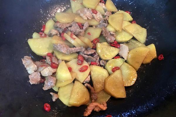 土豆片炒肉的做法图解8