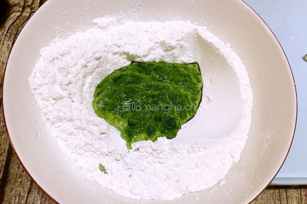 翡翠牛肉生煎包的做法图解2