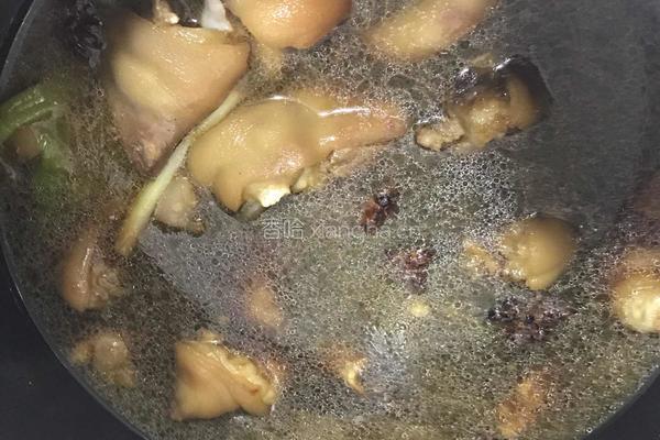黄豆炖猪蹄的做法图解4