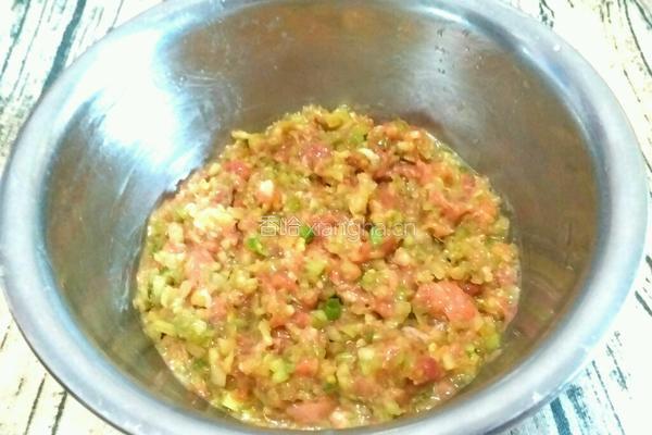 芹菜猪肉馅肉饼的做法图解7