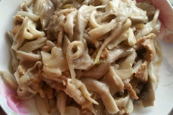 蘑菇炒肉片的做法图解7