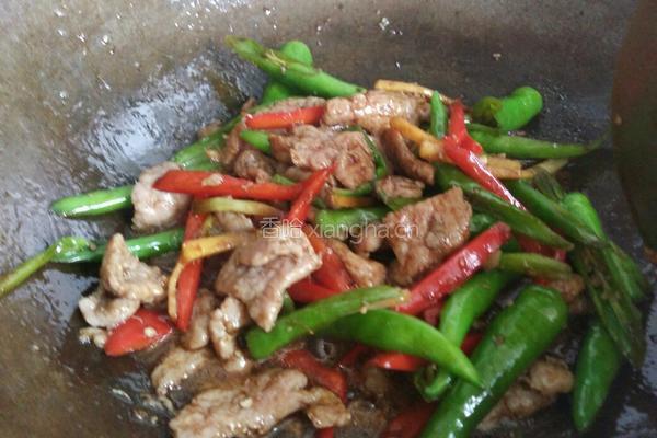 杭椒牛肉的做法图解7