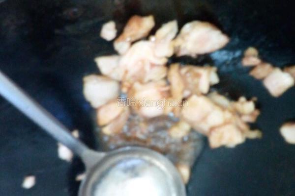 扁豆角炒肉的做法图解4